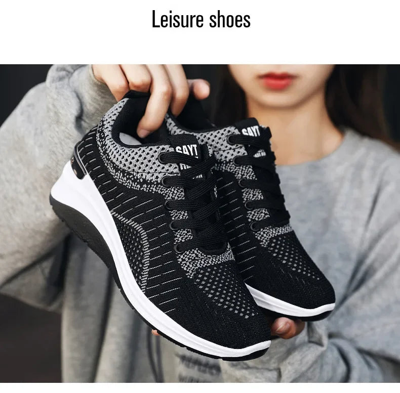 Baskets Compensées Femme Respirantes Semelle EVA Été | MDN