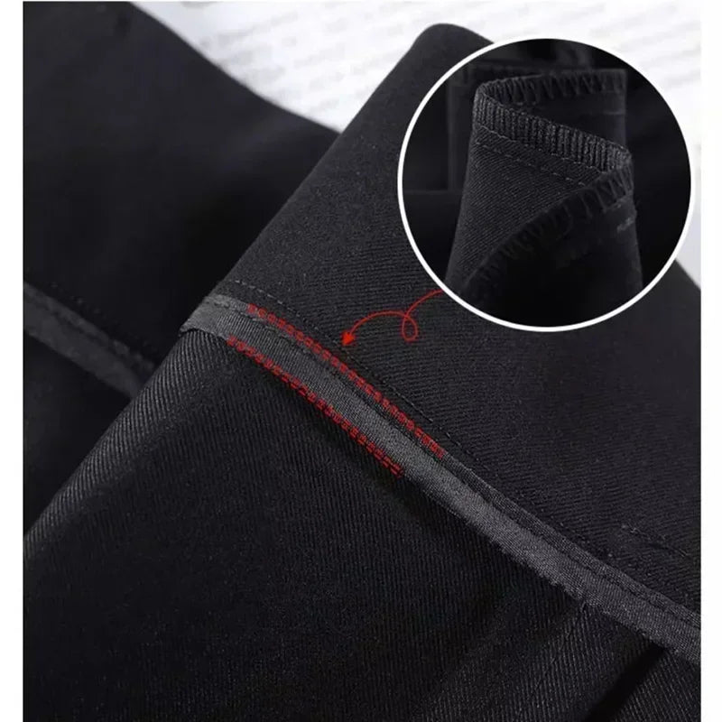 Pantalon Femme Taille Haute Droit Été Léger Costume - MDN