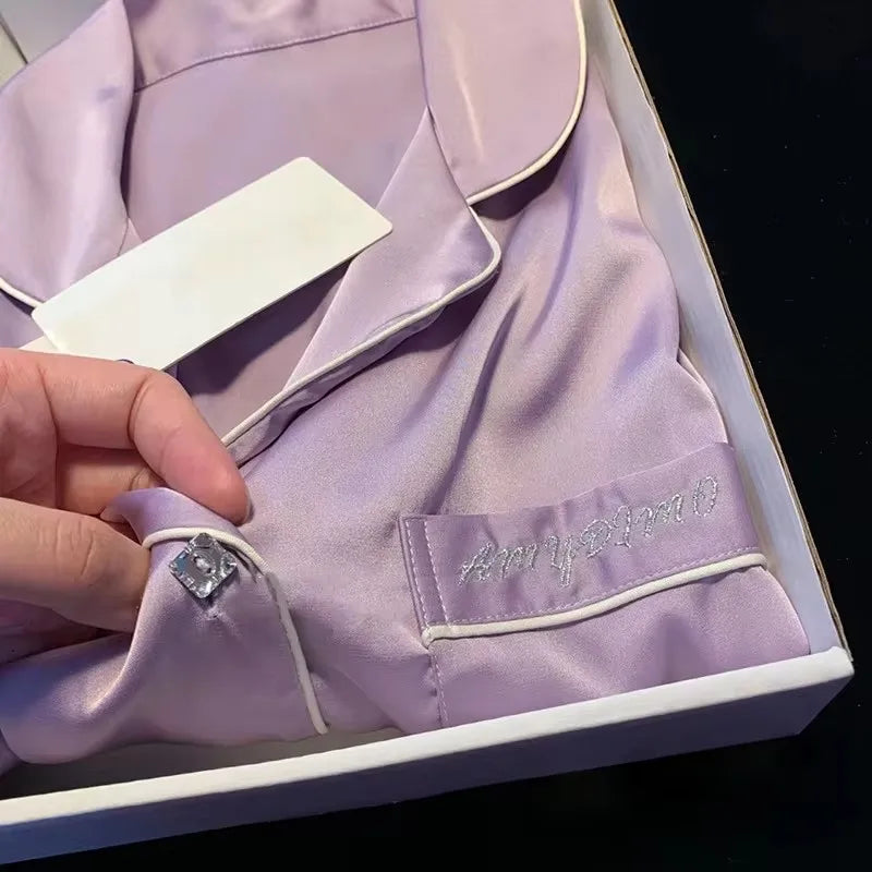 Pyjama Soie Glacée Satin Luxe | MDN Store