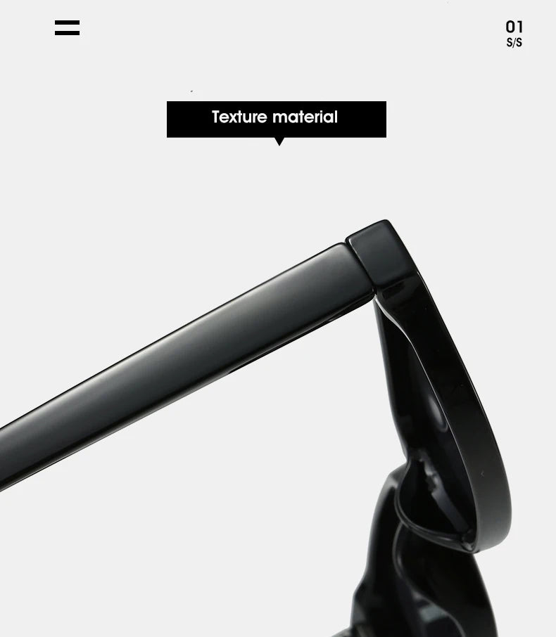 Lunettes de Soleil Polarisées Rectangulaires UV400 - Style Punk Moderne | MDN