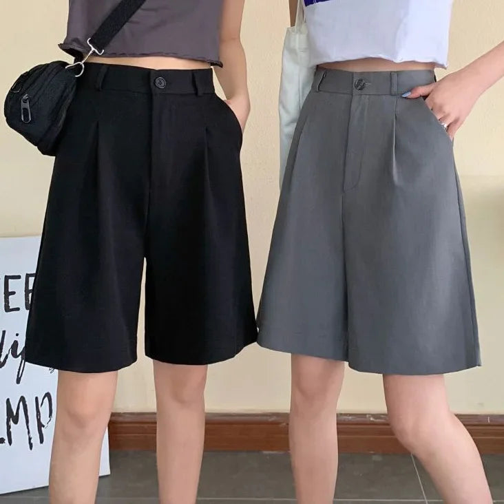 Short Femme Taille Basse Large Style Coréen | MDN