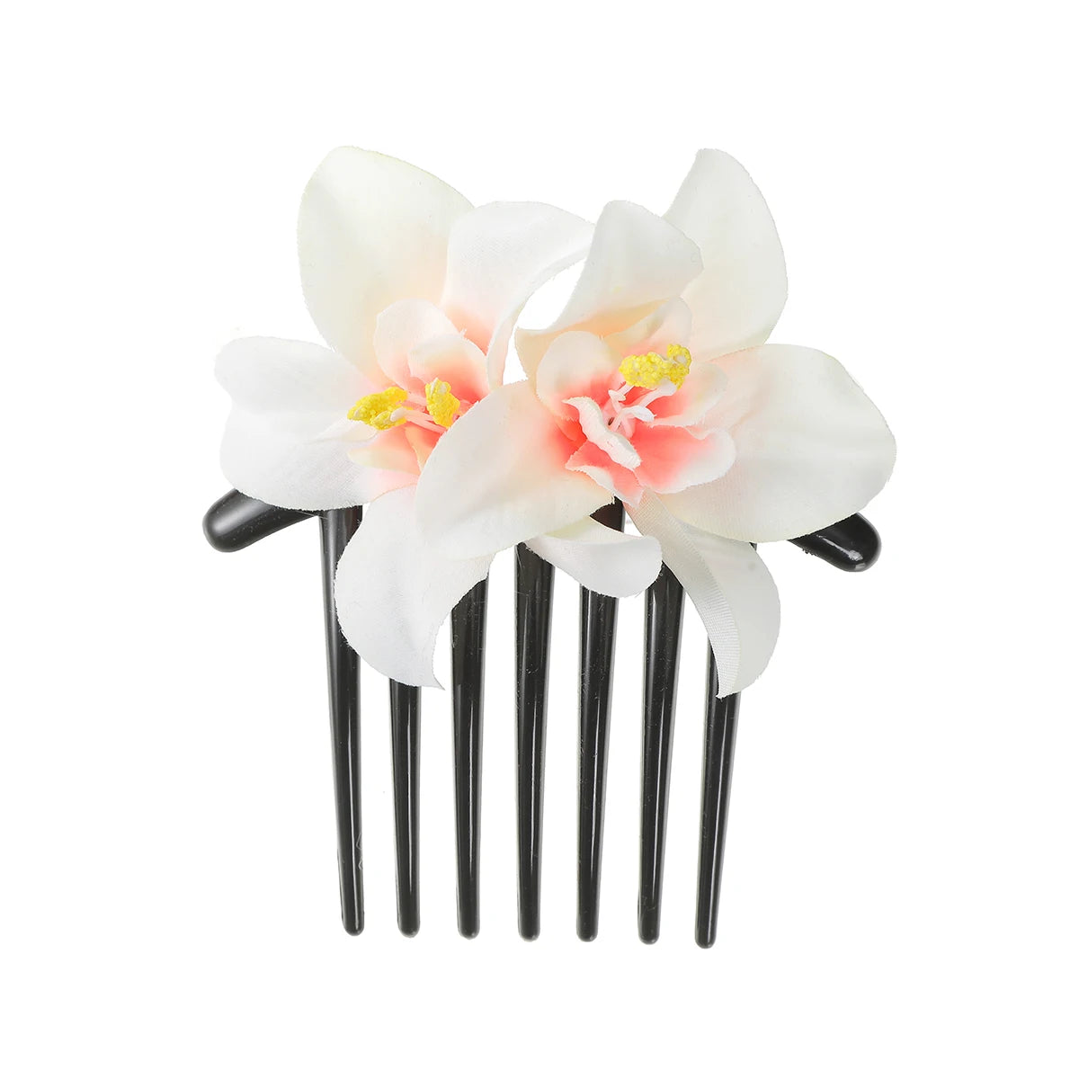 Pince Cheveux Double Rose Flanelle Boho - Barrette Fourche Élégante | MDN Store