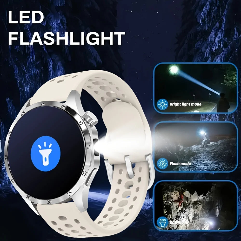 Montre Connectee Ecran Tactile 1.5 Pouce Bluetooth 5.3 Notifications Meteo | MDN Store 25