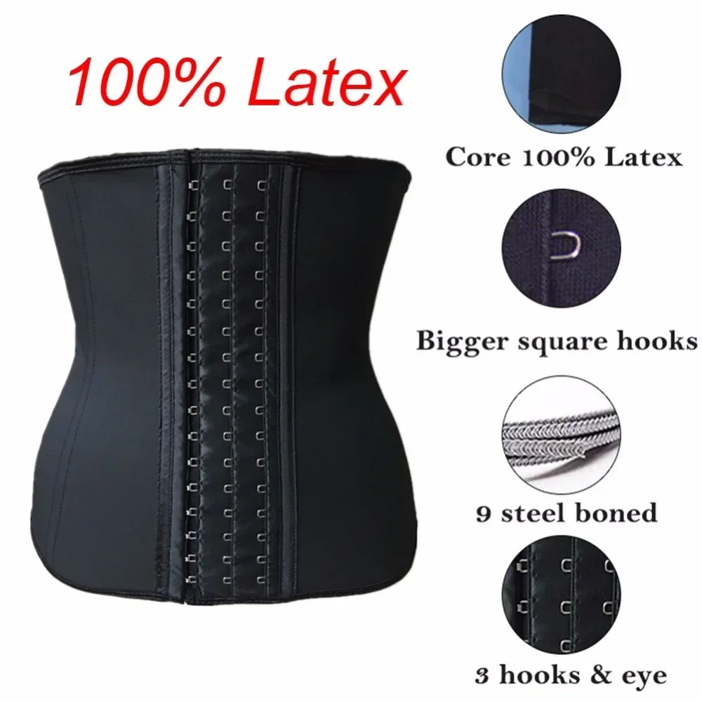 Ceinture Latex Serre-Taille Femme 9 Baleines Acier | MDN Store 25