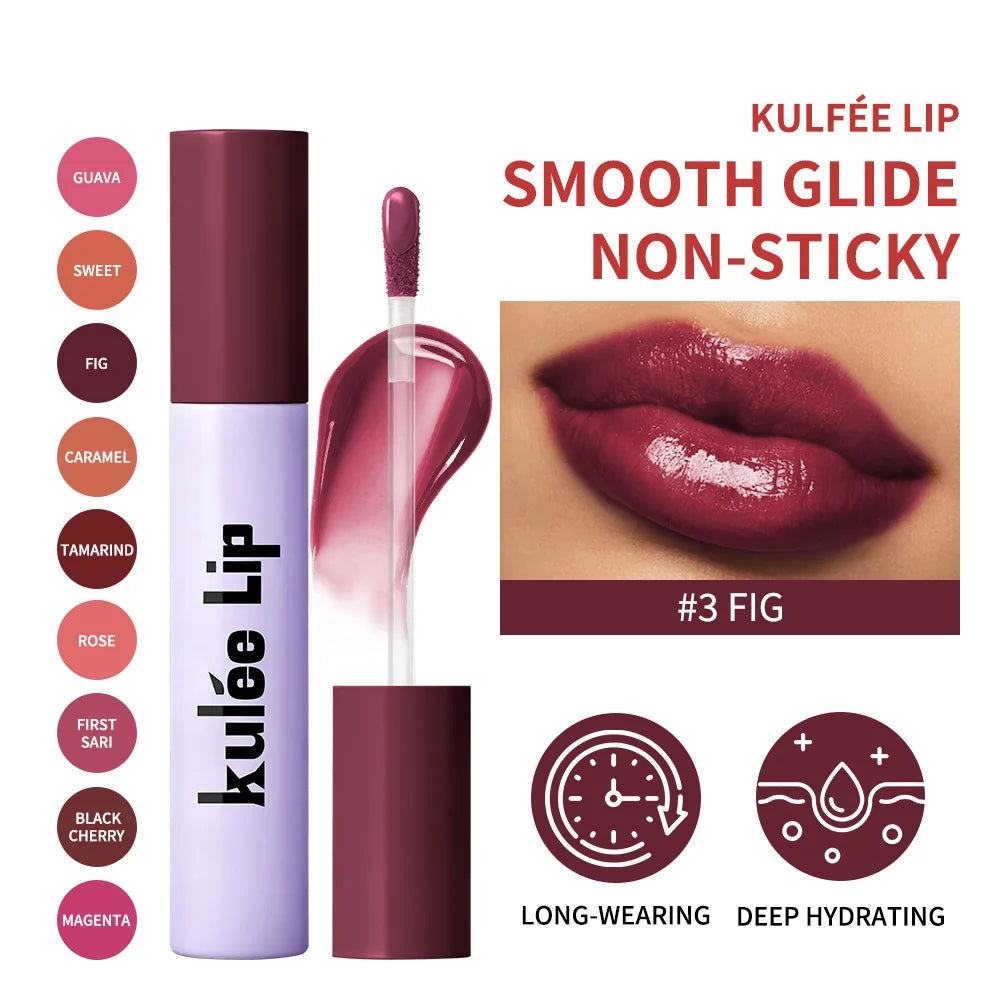 Huile Lèvres Teinture Kulfée 2-en-1 Gloss Hydratation Profonde | MDN Store
