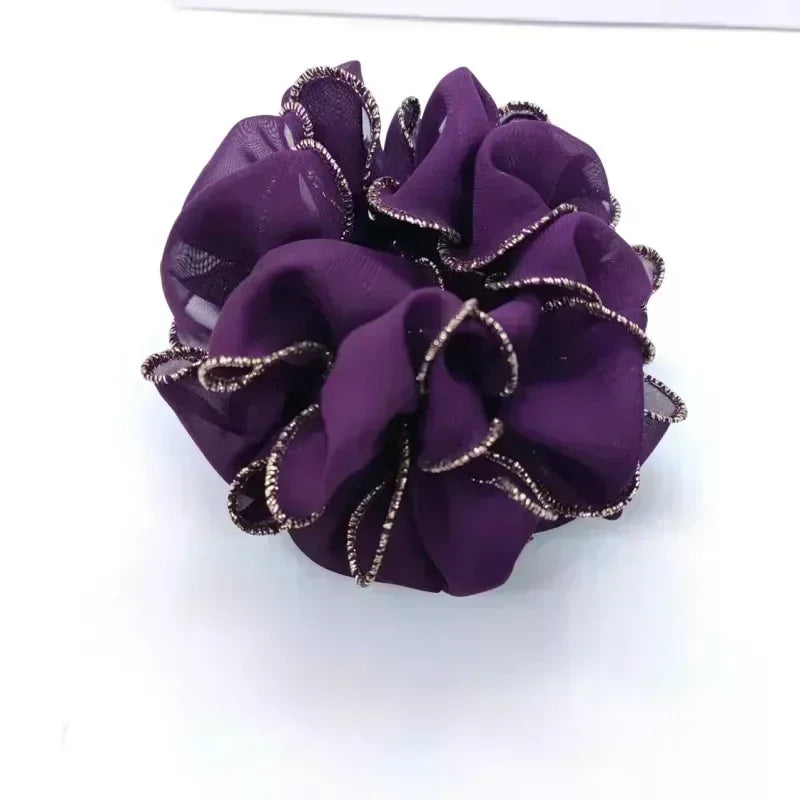Chouchou Dentelle Nœud Fantaisie - Élastique Cheveux Femme Fille Haute... | MDN Store