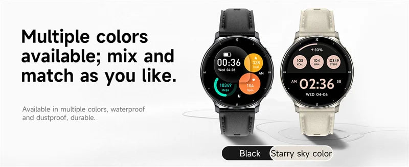 Montre Connectée AMOLED 1.32" Lampe Torche Bluetooth | MDN