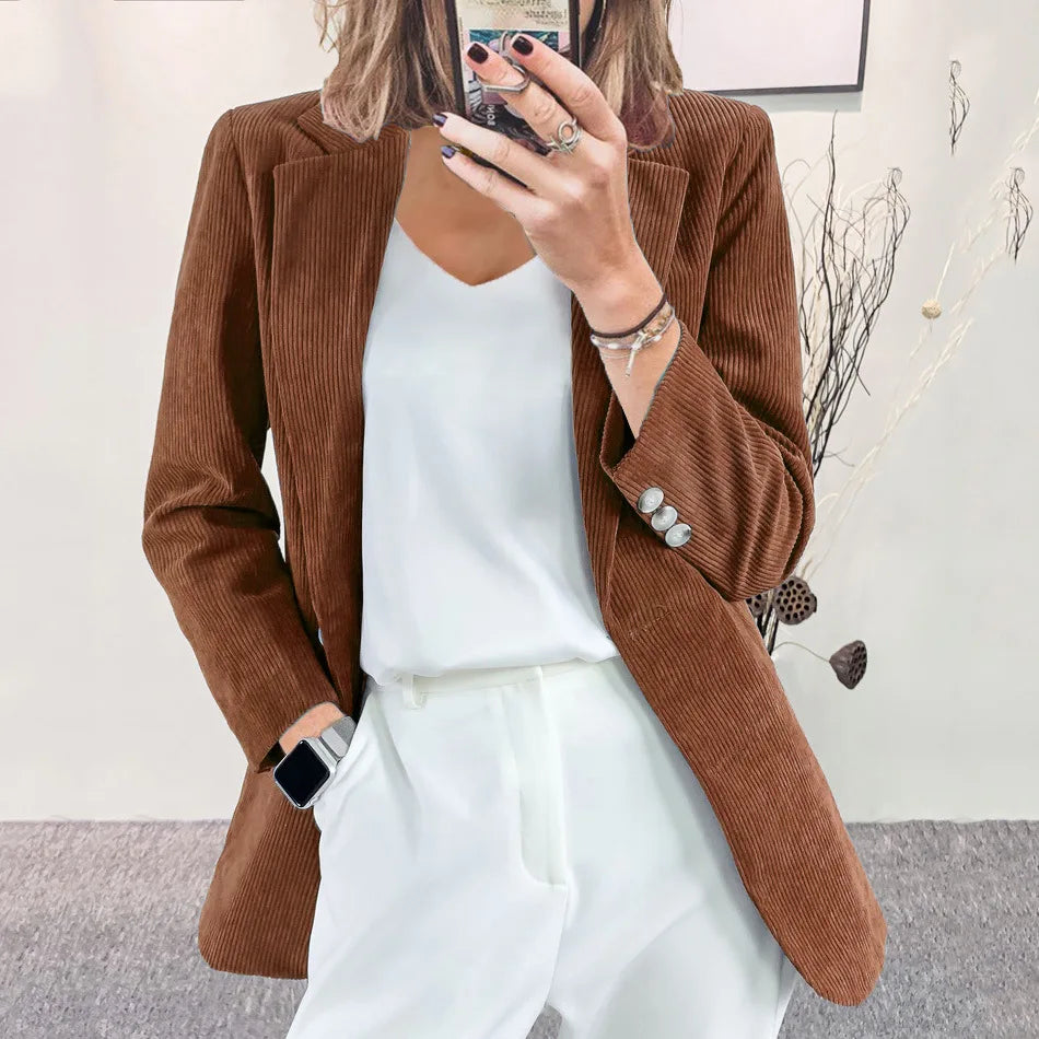 Cardigan Velours Côtelé Slim | MDN Store