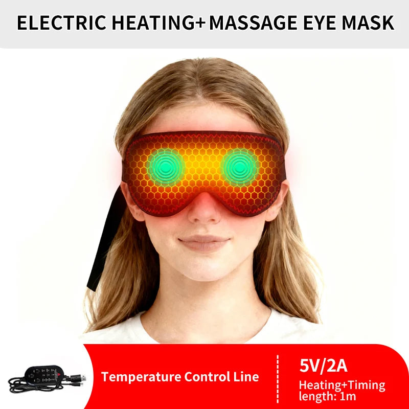 Masque Chauffant Yeux Électrique - Fatigue Oculaire, Cernes & Sommeil | MDN Store 25