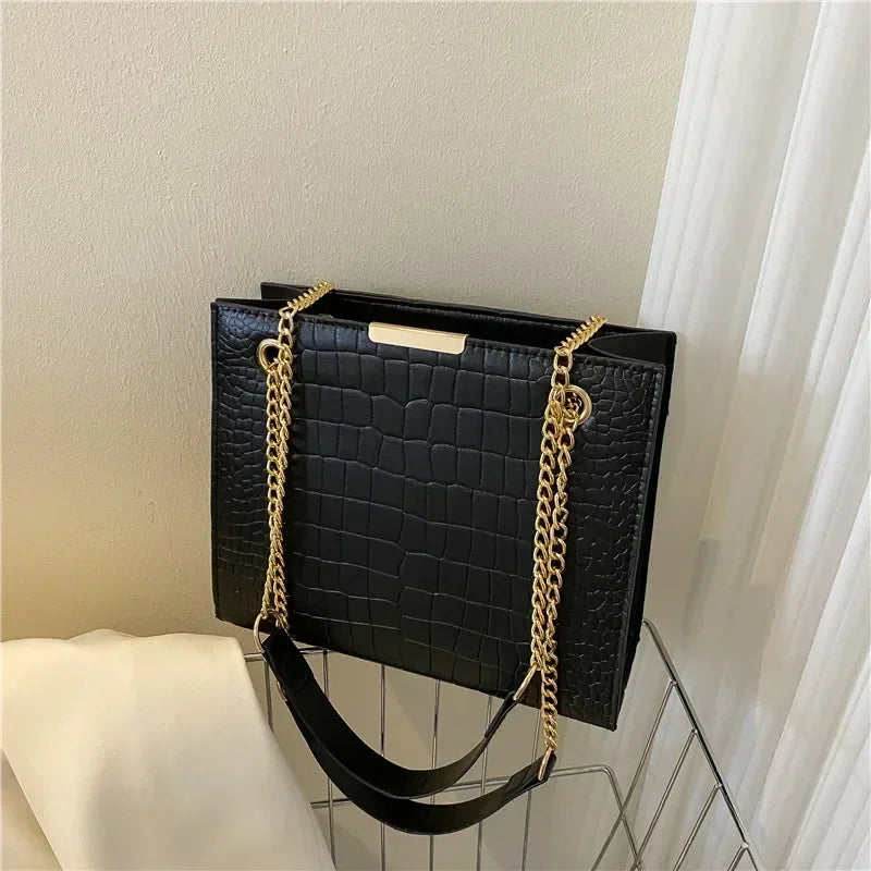 Sac Bandouliere Luxe Femme Chaine Couleur Unie | MDN Store 25