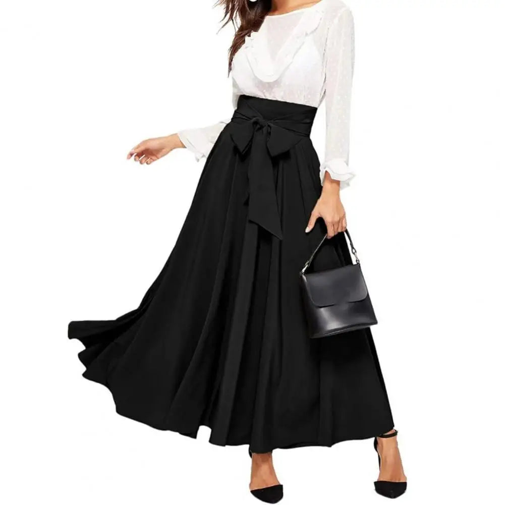 Jupe Longue Femme Taille Haute Élégante - photo 11 | MDN Store