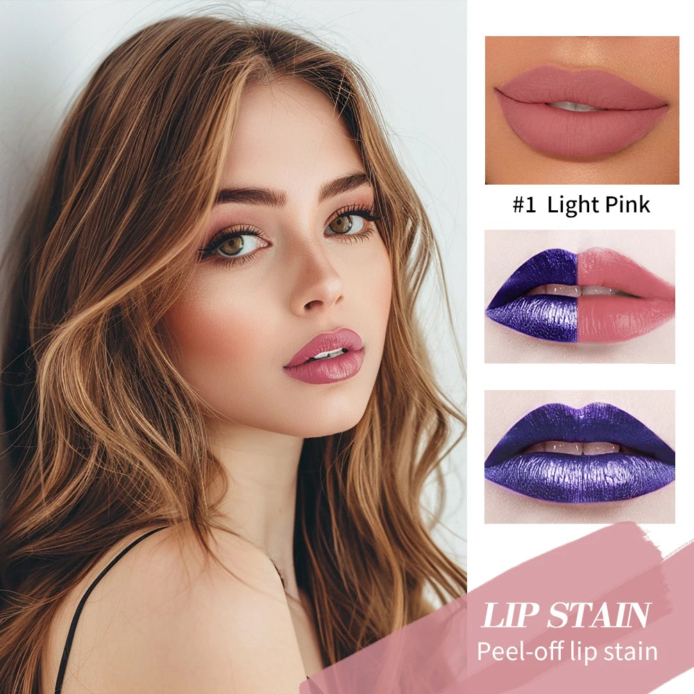 Gloss Lèvres Peel Off Teinture Imperméable Rose Anti-Transfert Naturel | MDN Store