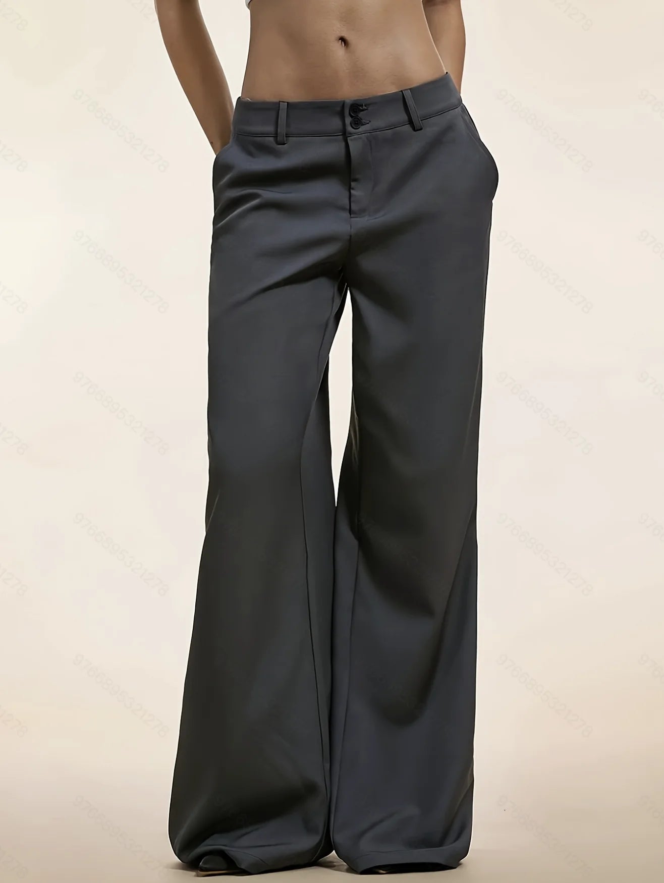 Pantalon Tailleur Femme Élégant - Coupe Droite Polyvalente Bureau | MDN