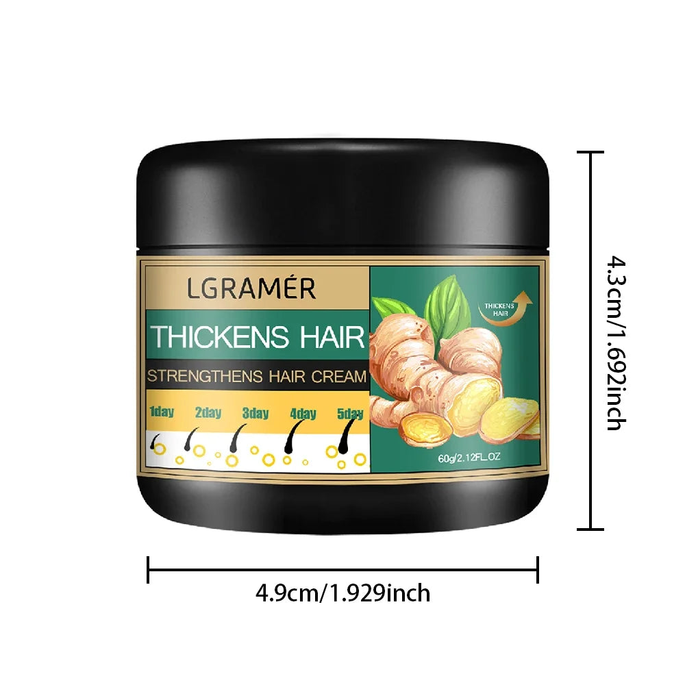 Crème Pousse Cheveux Gingembre Anti-Chute - Traitement Alopécie | MDN Store