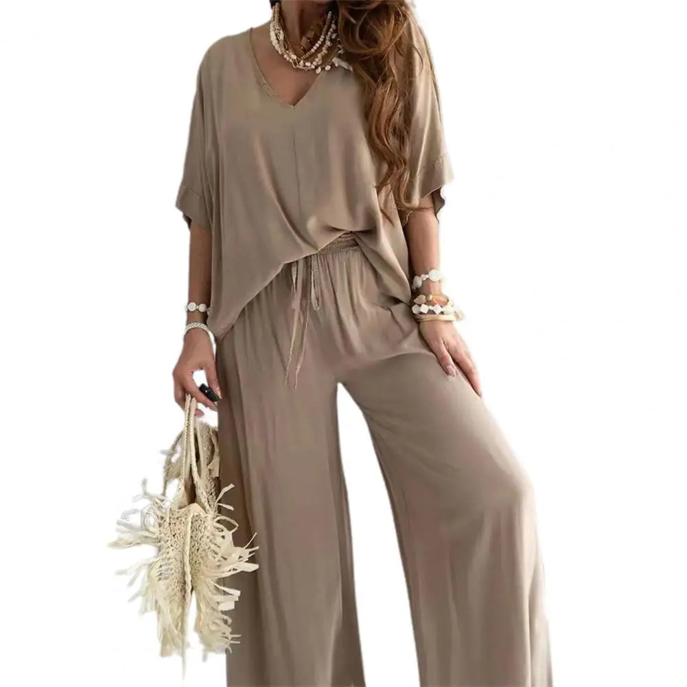 Ensemble Femme 2 Pièces Col V Été | MDN Store