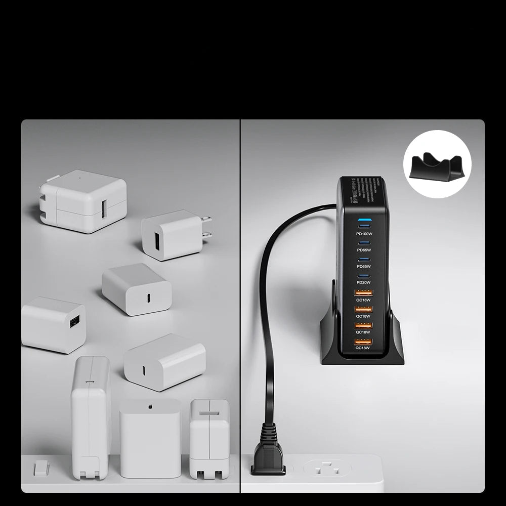 Chargeur GaN 320W 8 Ports USB-C PD 100W | MDN Store