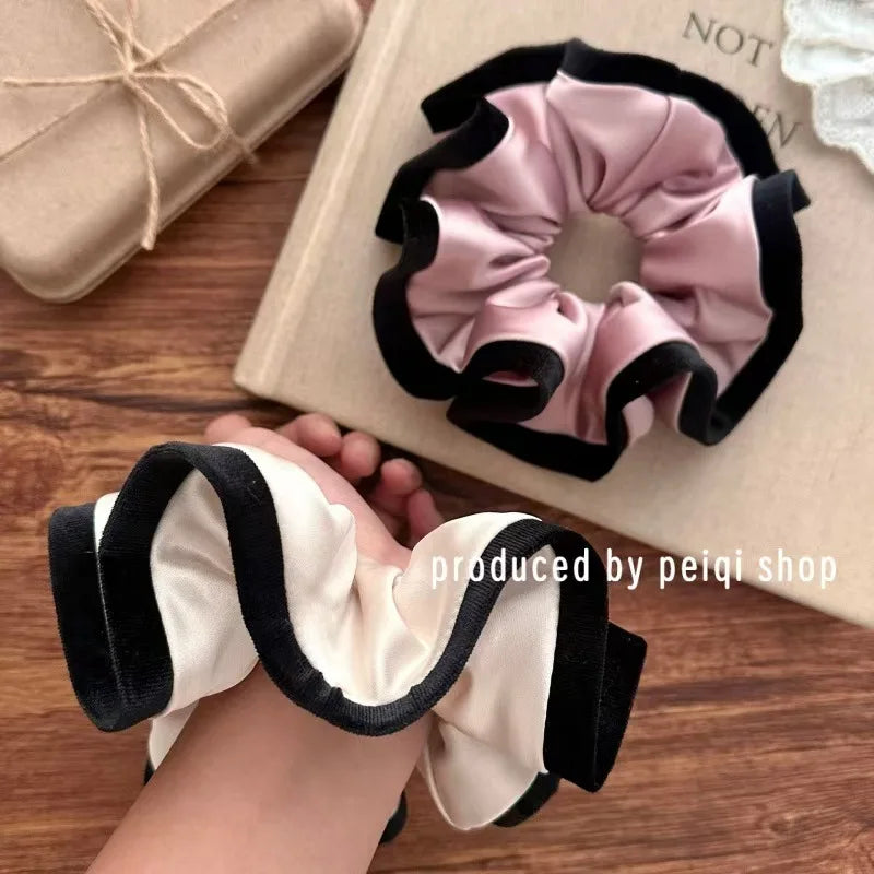 Chouchou Satin Velours Fleur | MDN Store