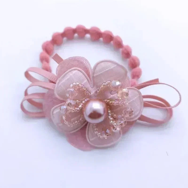 Chouchou Dentelle Nœud Fantaisie - Élastique Cheveux Femme Fille Haute... | MDN Store