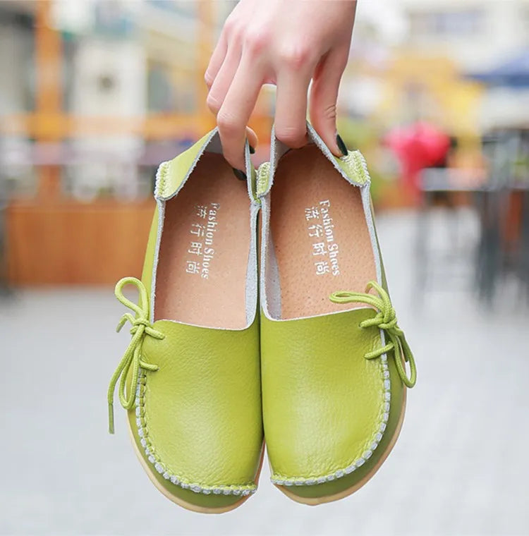 Ballerines Cuir Nœud Papillon Grande Taille | MDN Store