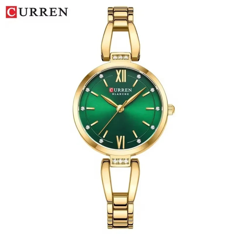 Montre Quartz Femme Acier Inoxydable Elegante Bracelet Fashion | MDN Store 25