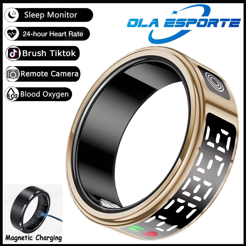 Bague Connectée Écran Tactile Charge Sans Fil Étanche 5ATM | MDN Store