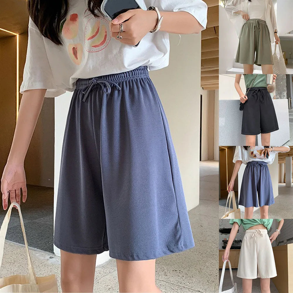 Short Femme Sport Taille Haute Soie Glacée | MDN Store