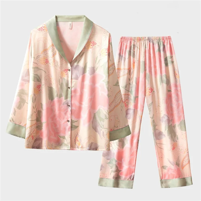 Pyjama Satin Soie 2 Pièces | MDN Store