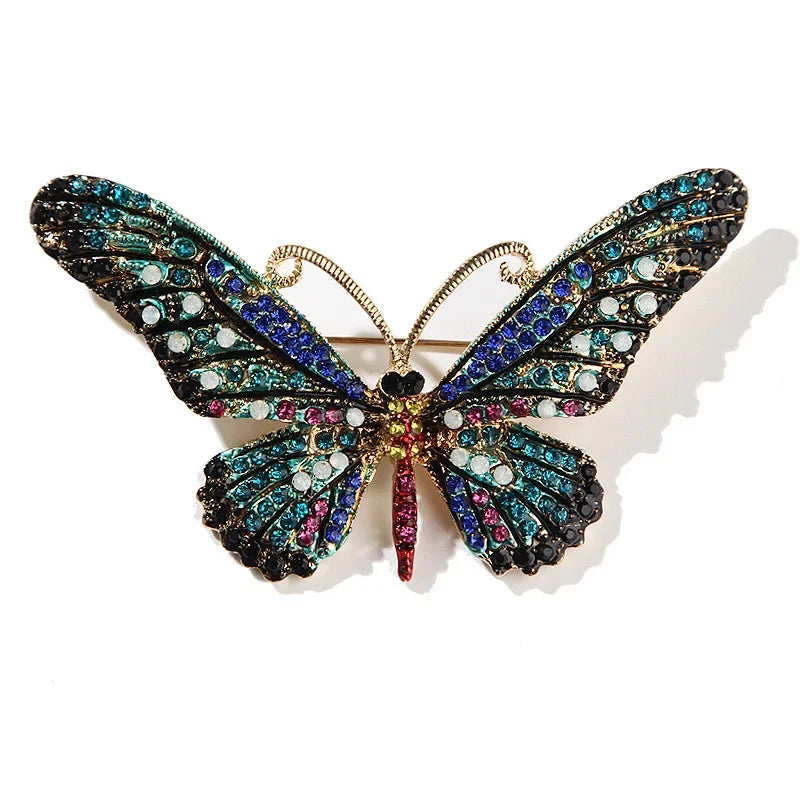 Broche Papillon Baroque Vintage Pin Badge Élégant | MDN