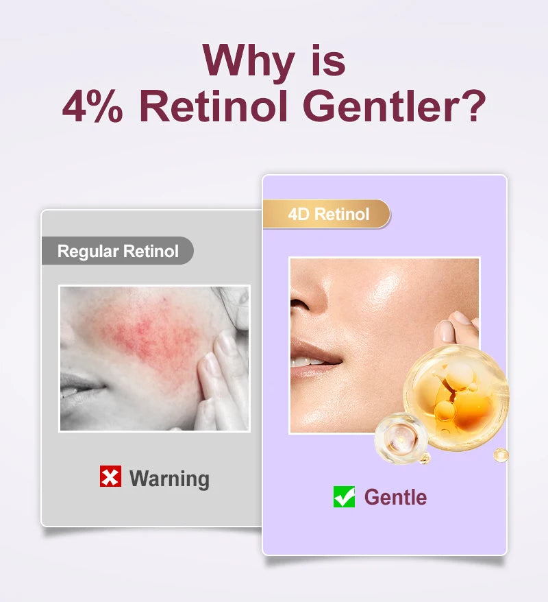 Sérum Visage Rétinol Anti-Rides Collagène Acide Hyaluronique | MDN