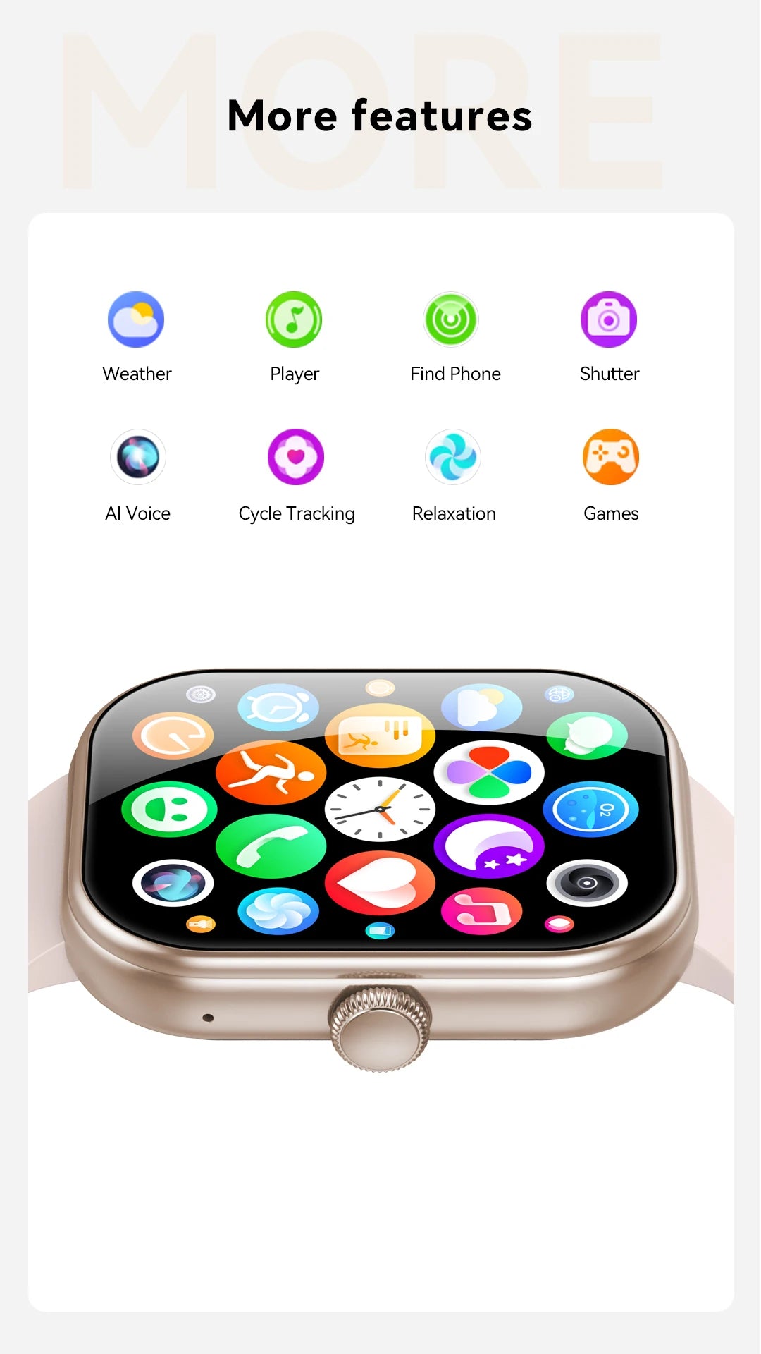 Montre Connectée 1000mAh 2.01" 30 Jours Autonomie | MDN