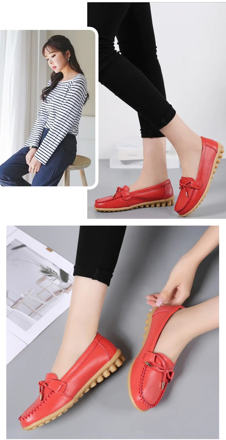 Ballerines Cuir Souple Confort Femme | MDN Store