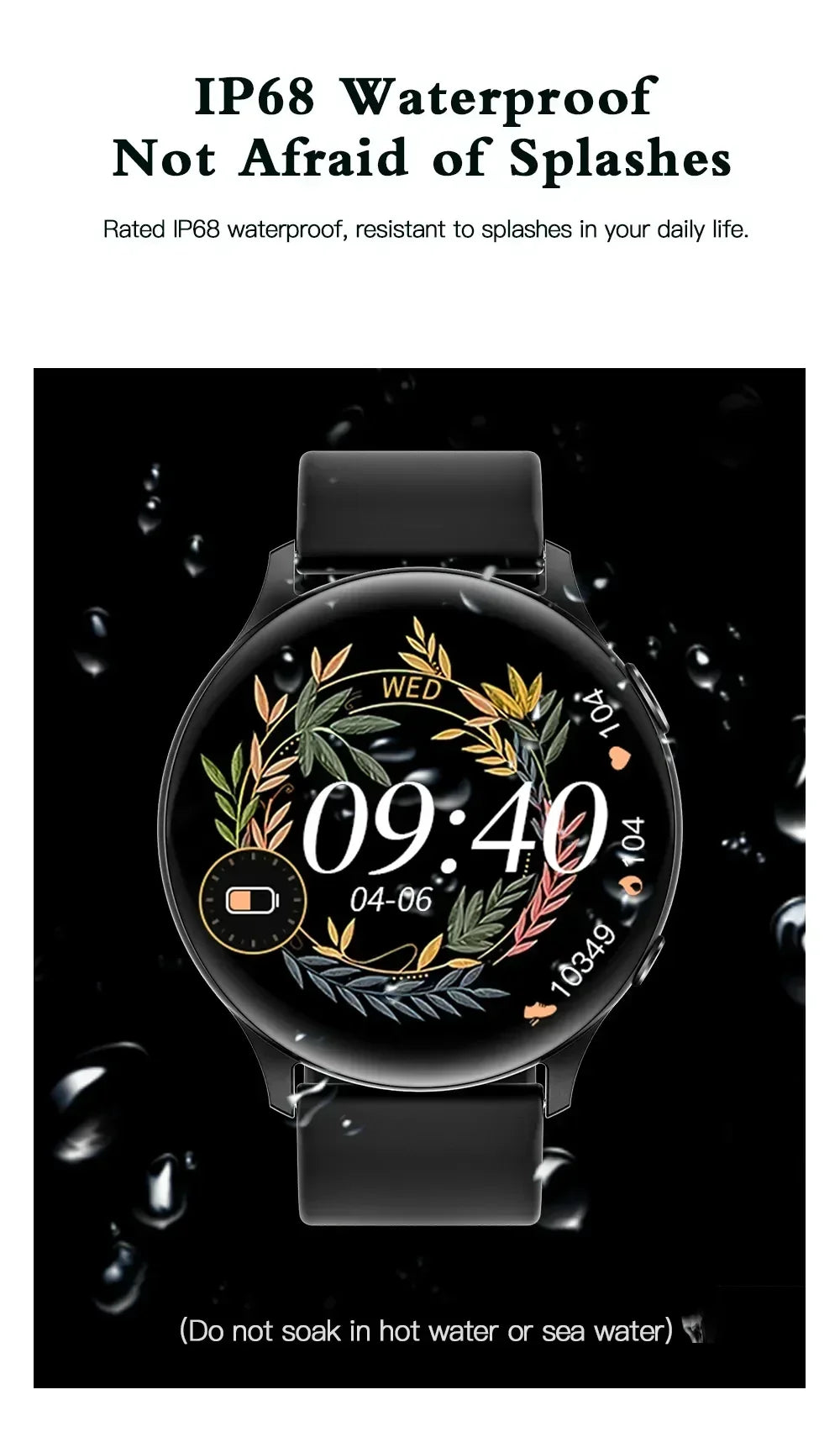 Montre Connectée Acier 1.32" Appels Bluetooth | MDN