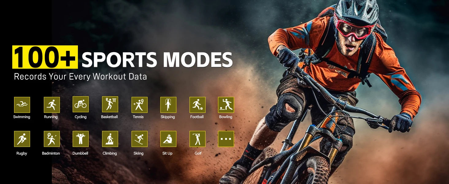 Montre Connectée Sport 1.96" Appels Bluetooth Étanche | MDN Store