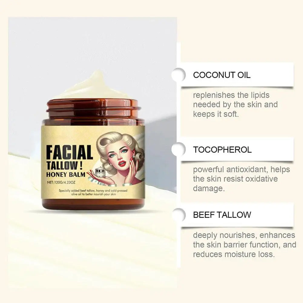 Baume Suif de Bœuf Miel Fouetté Hydratant Visage Corps Bio | MDN Store