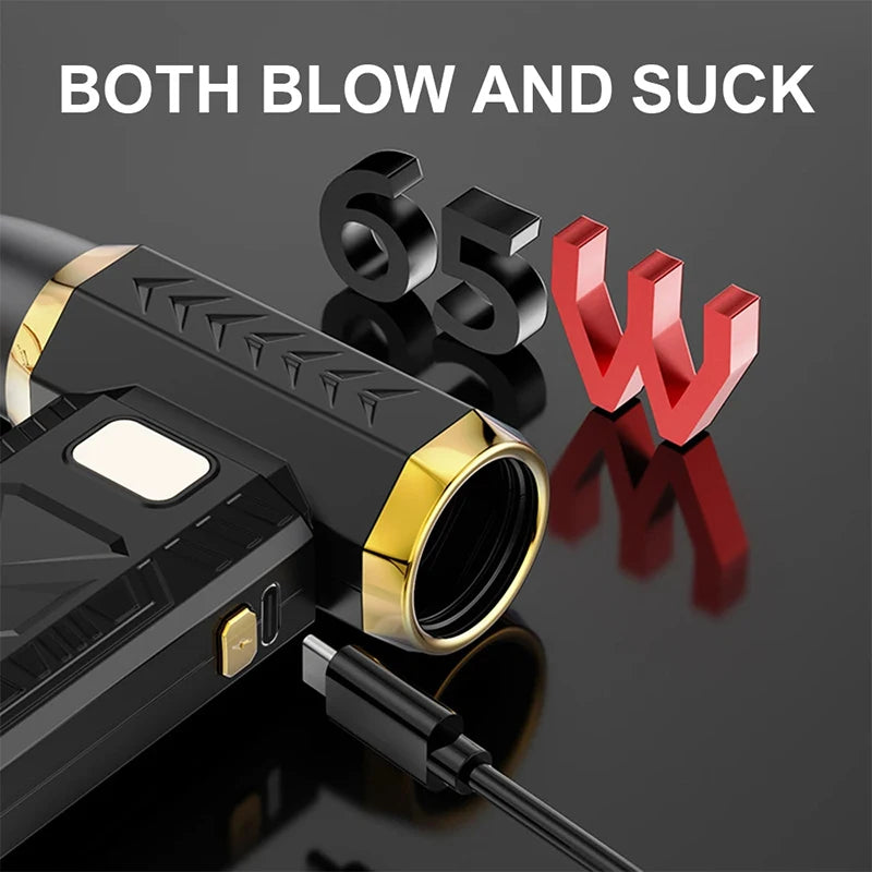 Souffleur Air Comprimé 2en1 Xiaomi 1000000RPM - Aspirateur Poussière Turbo Sans Fil | MDN