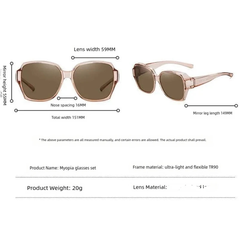 Sur-Lunettes Soleil Anti-UV Vintage | MDN Store