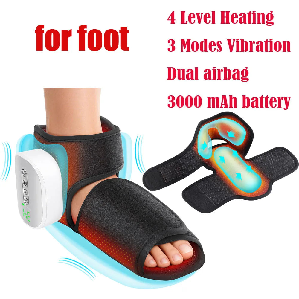 Masseur Electrique Sans Fil Pieds Chevilles Airbag Chaleur | MDN Store 25