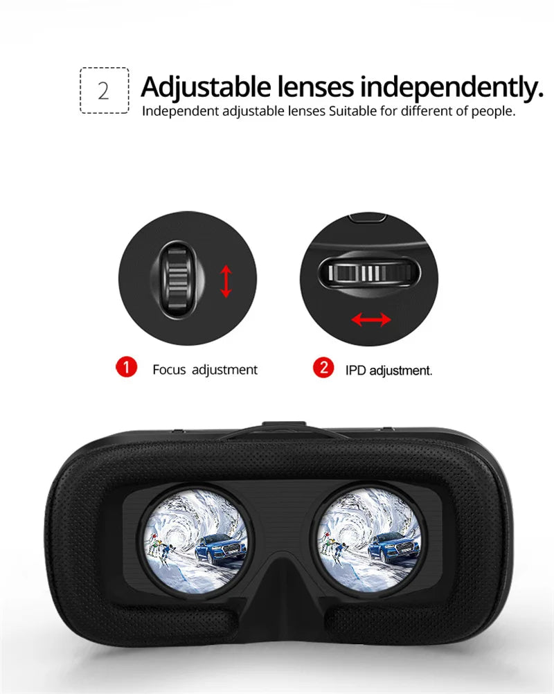 Casque VR Shinecon 10.0 Lunettes 3D Réalité Virtuelle Smartphone | MDN Store