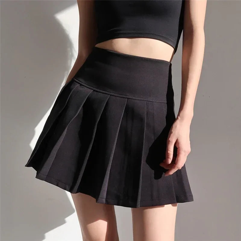 Jupe Plissée Taille Haute Mini Y2K | MDN Store