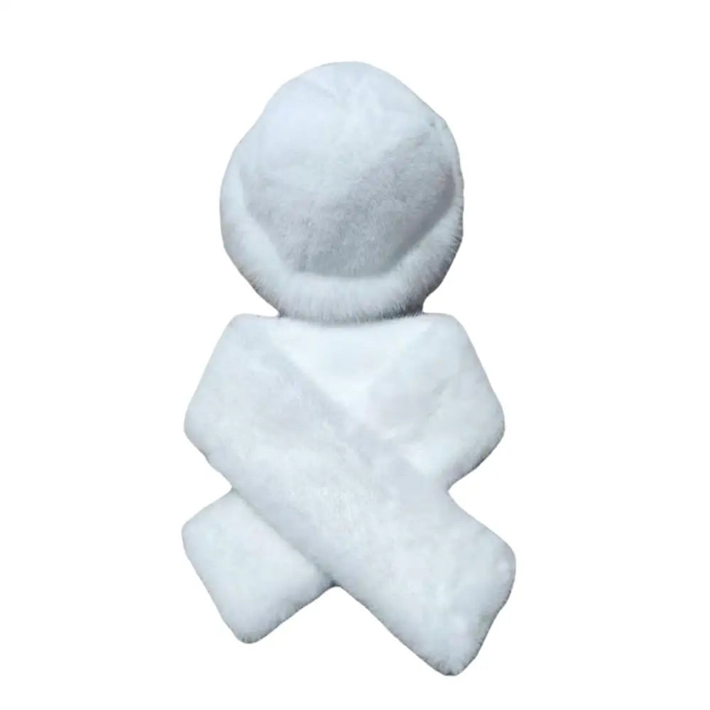 Bonnet Chapka Mongol Femme Fourrure Peluche - Écharpe Croisée Intégrée Coupe-Vent Protection Oreilles | MDN