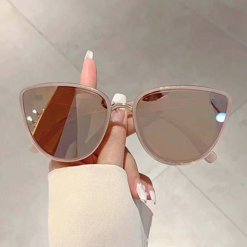 Lunettes Soleil Triangle Cat Eye Métal | MDN Store