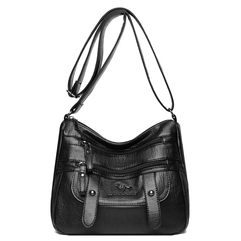 Sac Bandoulière Femme Cuir Souple Grande Capacité Élégant | MDN Store
