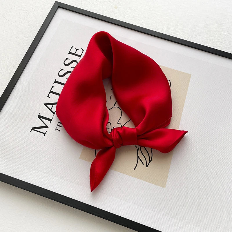 Foulard Carré Soie Naturelle 100% 53cm Femme | MDN Store
