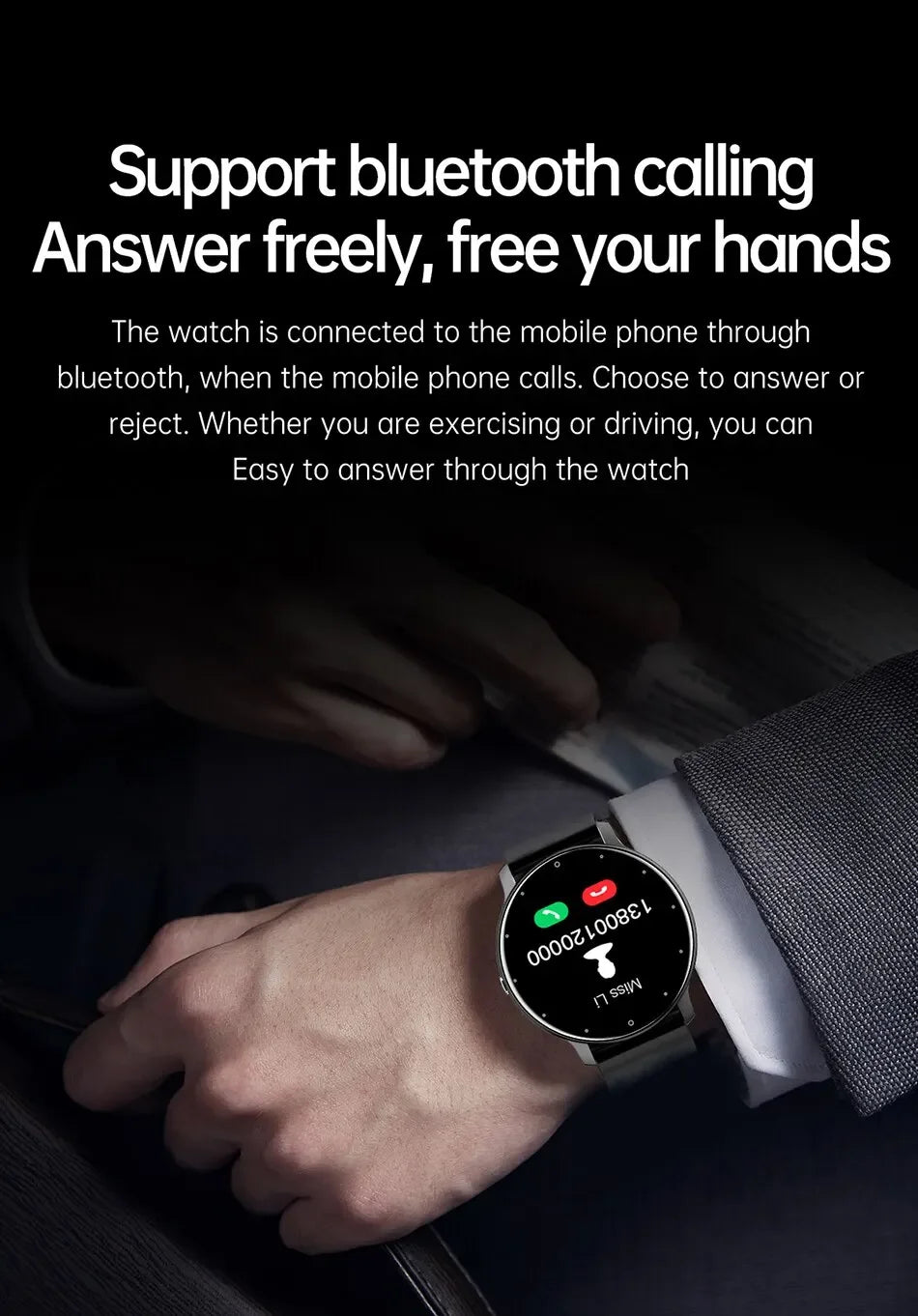 Montre Connectée Sport 1.28" IP67 Fitness Tracker | MDN