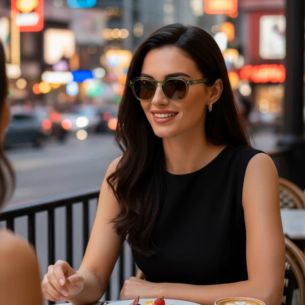 CATERSIDE Lunettes de Soleil Polarisées Rétro Femme Monture TR90 Ultra-Légère UV400 | MDN Store 25