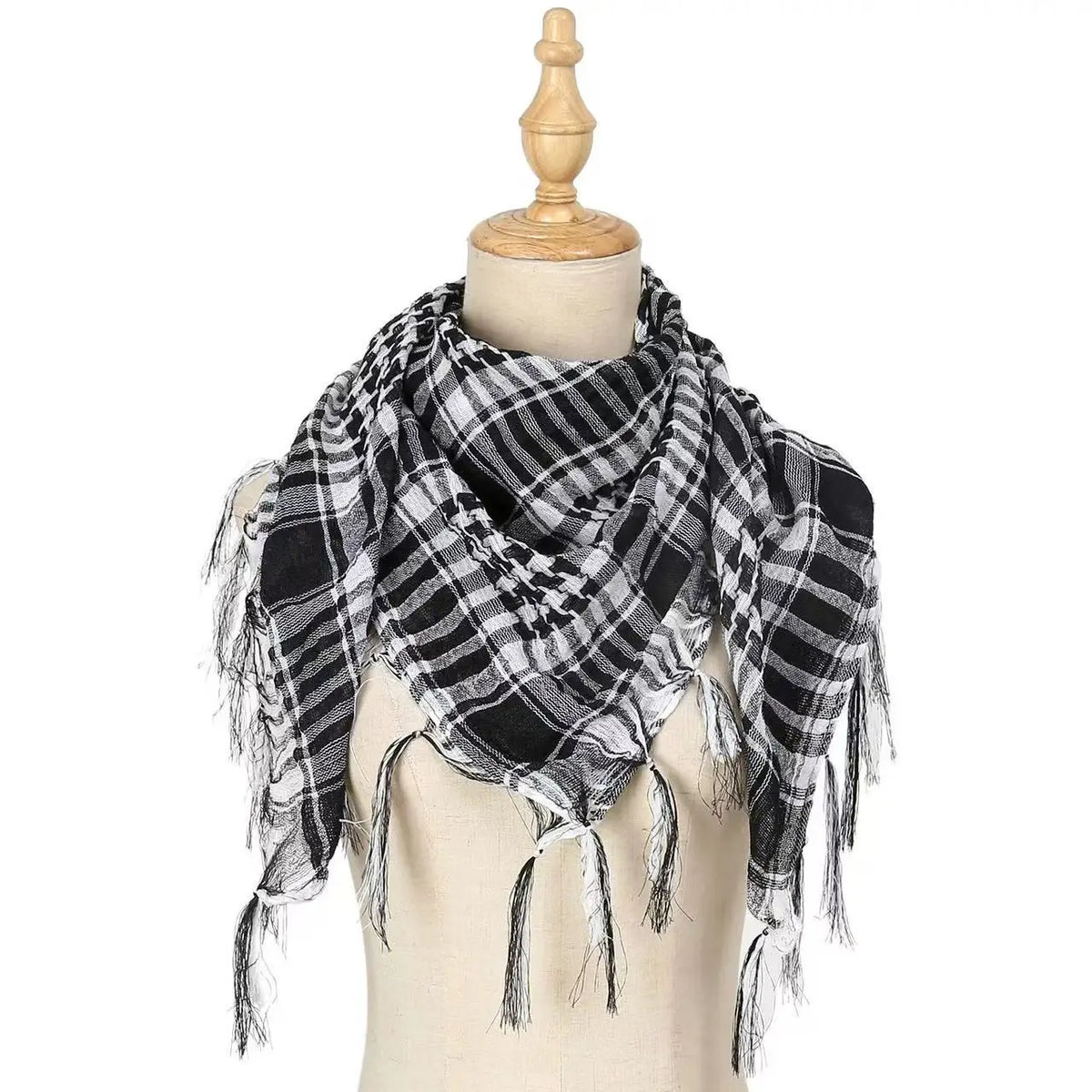Foulard carré en polyester motif cachemire | MDN Store 25
