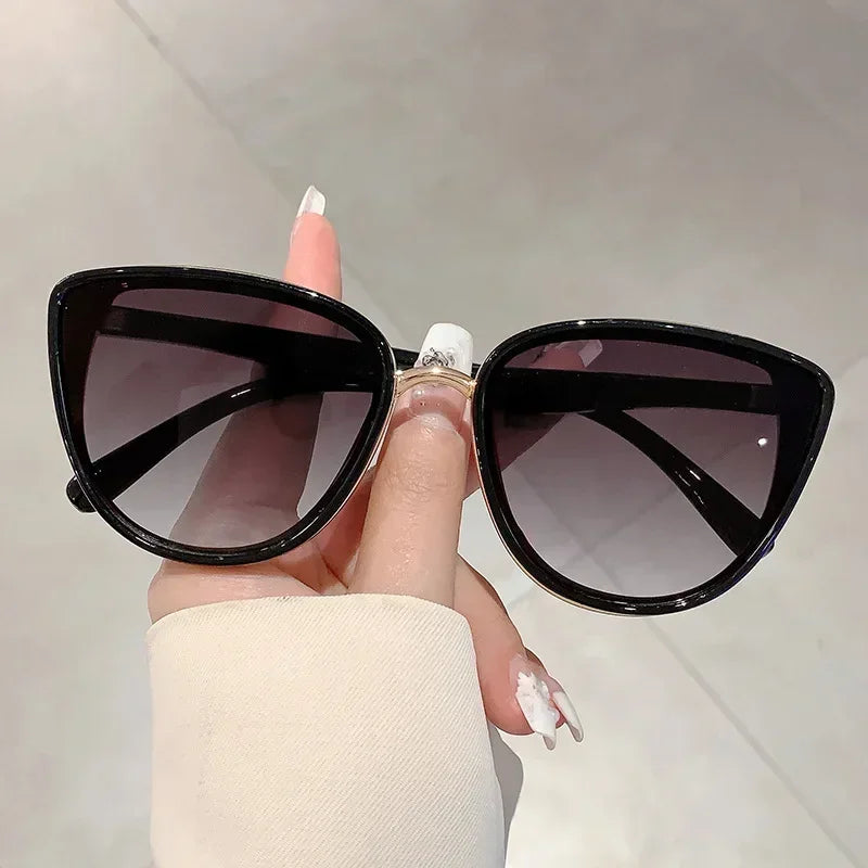 Lunettes Soleil Triangle Cat Eye Métal | MDN Store