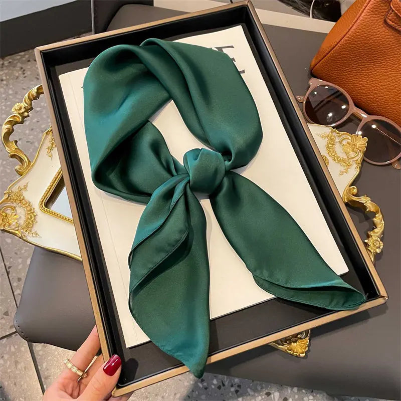 Foulard Carré Soie Floral Femme 70x70cm | MDN Store