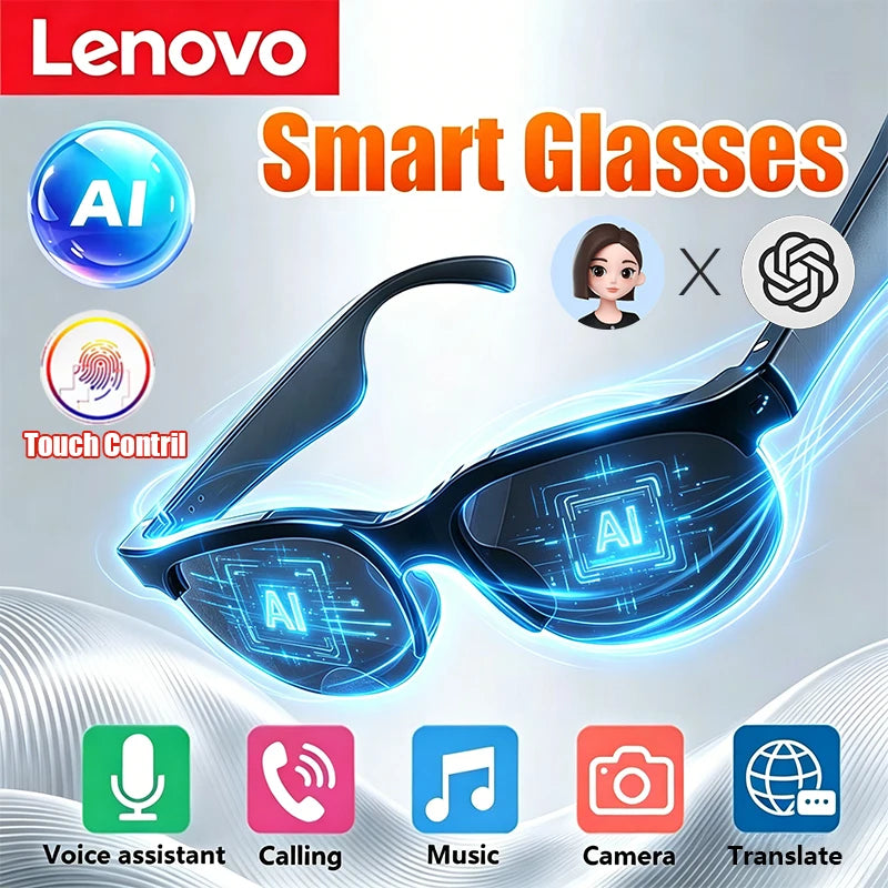 Lunettes Intelligentes Bluetooth 5.3 Traduction IA Temps Reel Musique | MDN Store 25