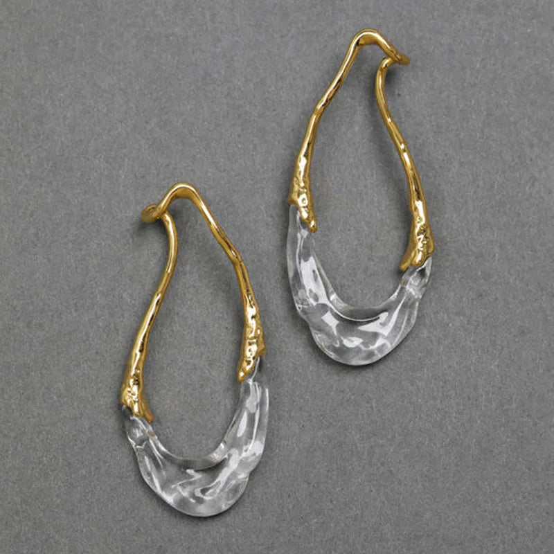 Boucles d'Oreilles Irregulieres Exagerees Design Europeen Femme | MDN Store 25